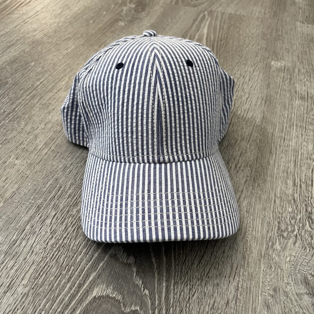 Sperry Top Sider Cap Striped StrapBack Hat Cotton One Size
